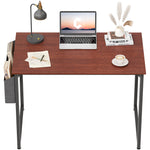 CubiCubi 47" Computer Desk - Rustic Brown