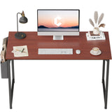 CubiCubi 47" Computer Desk - Rustic Brown