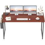 CubiCubi 47" Computer Desk - Rustic Brown