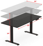 SHW Height Adjustable Standing Desk