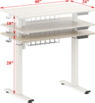 SHW Height Adjustable Standing Desk