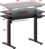 SHW Height Adjustable Standing Desk