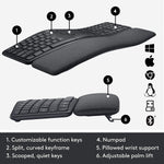 Logitech Wireless Ergonomic Keyboard with Wrist Rest