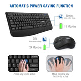 EDJO Wireless Keyboard and Mouse Combo