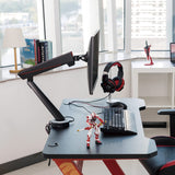 WALI LCD Monitor Desk with Single Arm