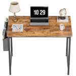 CubiCubi 47" Computer Desk - Rustic Brown