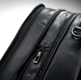 Samsonite Leather Expandable Briefcase - Black