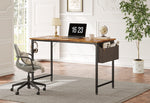 CubiCubi 47" Computer Desk - Rustic Brown