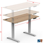 SHW Height Adjustable Standing Desk