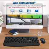 EDJO Wireless Keyboard and Mouse Combo