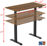 SHW Height Adjustable Standing Desk